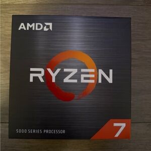 AMD Ryzen 7 Processor - Black and Orange